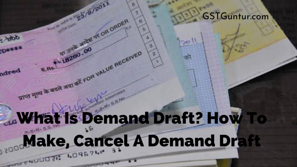 What Is Demand Draft_