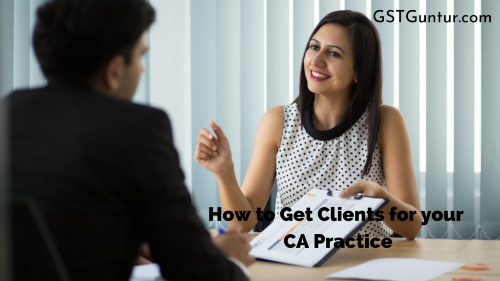 How to Get Clients for your CA Practice