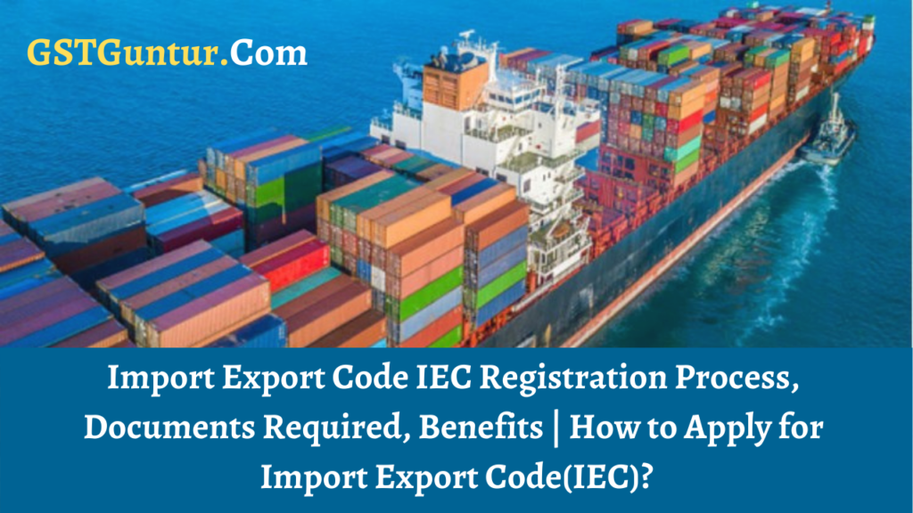 Import Export Code IEC Registration