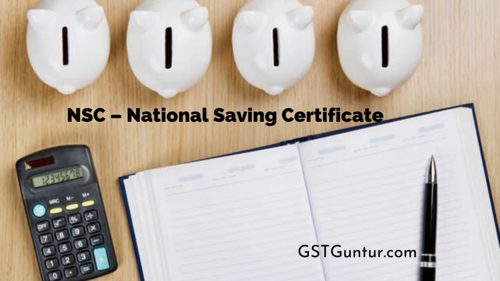 NSC – National Saving Certificate