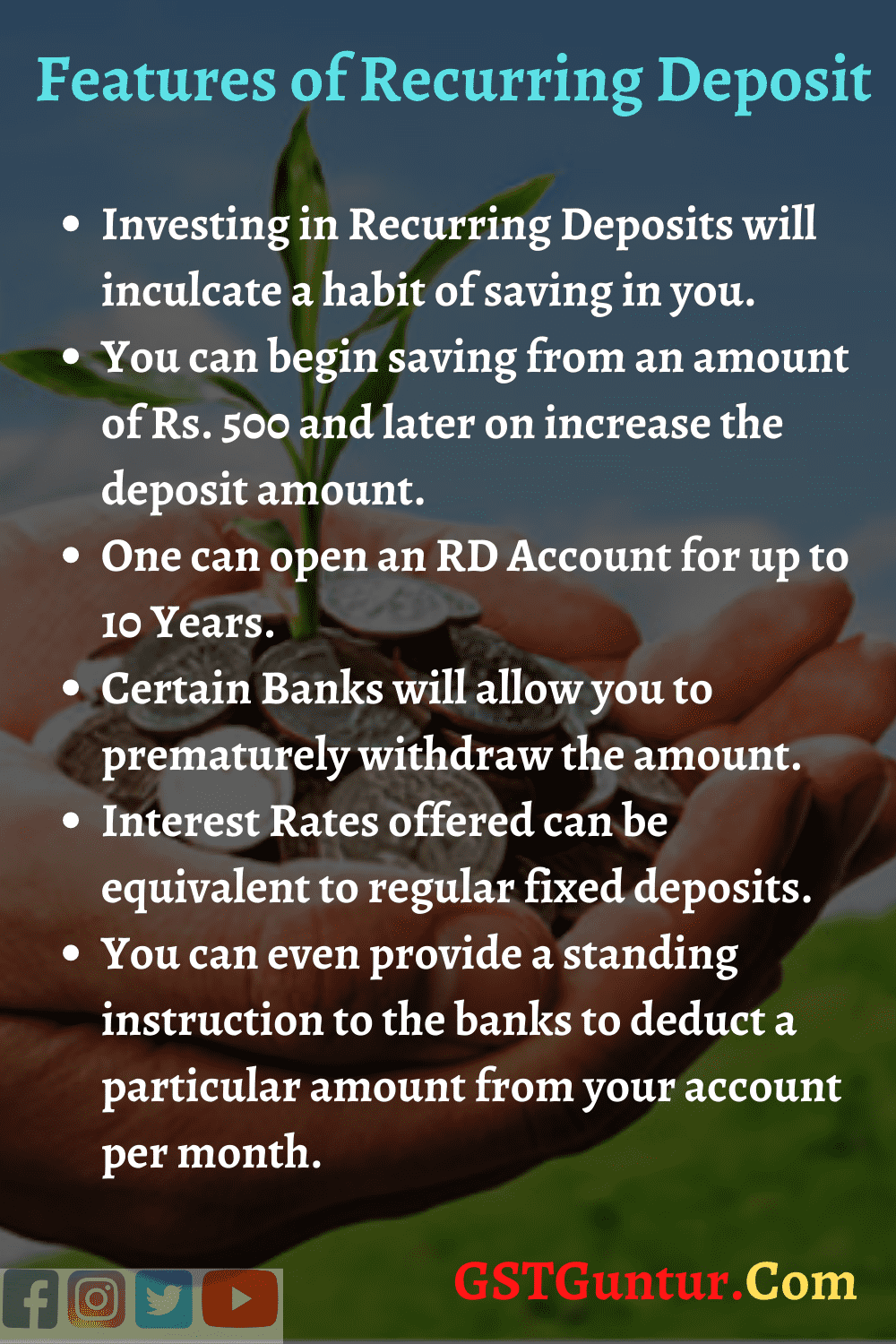 Features of Recurring Deposit