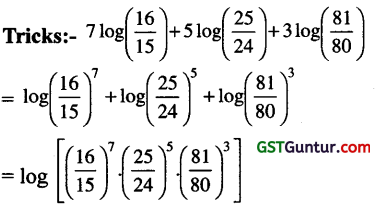 Logarithms – CA Foundation Maths Study Material 1