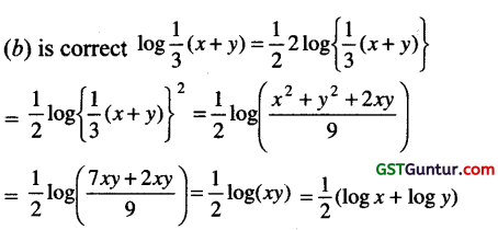 Logarithms – CA Foundation Maths Study Material 4