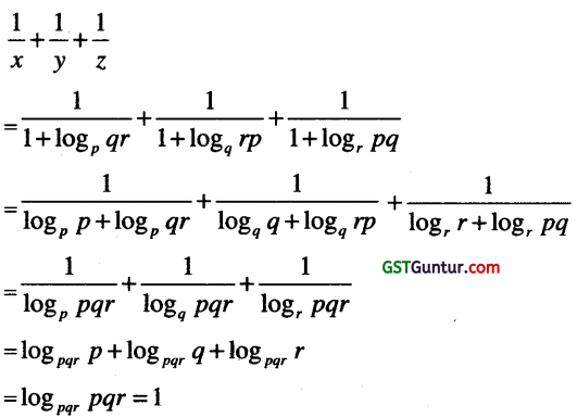 Logarithms – CA Foundation Maths Study Material 5