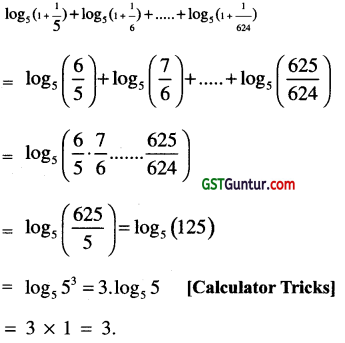 Logarithms – CA Foundation Maths Study Material 8