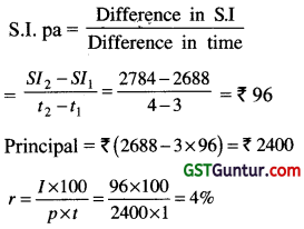 Simple Interest – CA Foundation Maths Study Material 2