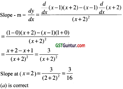 Differential Calculus – CA Foundation Maths Study Material 26