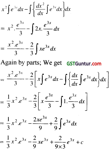 Integral Calculus – CA Foundation Maths Study Material 7