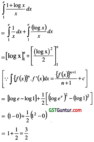 Integral Calculus – CA Foundation Maths Study Material 9