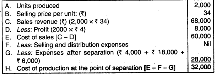 Joint Products and By Products – CA Inter Costing Question Bank 63