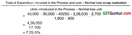 Process Costing – CA Inter Costing Question Bank 5