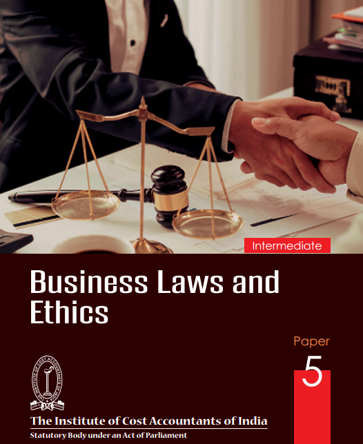 CMA Inter Business Laws and Ethics Study Material Important Questions