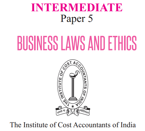 CMA Inter Law and Ethics Study Material